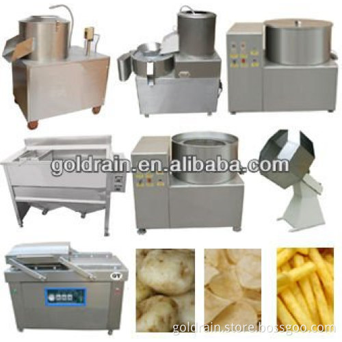 Full automatic industrial potato chips machine